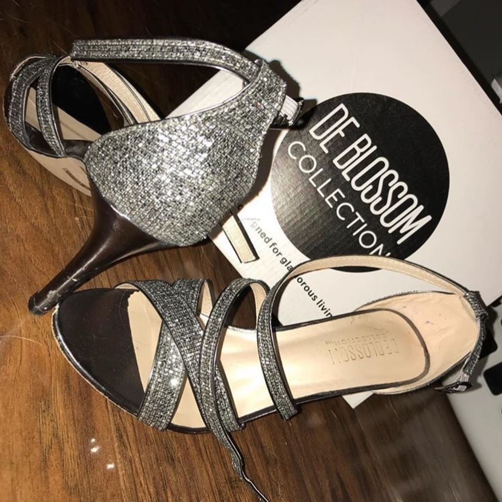 charcoal heels, 3 1/2 inch heel